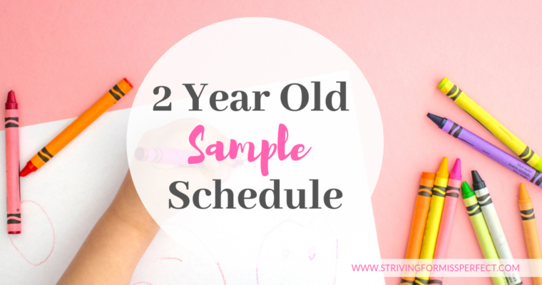 2 Year Old Sample Schedule
