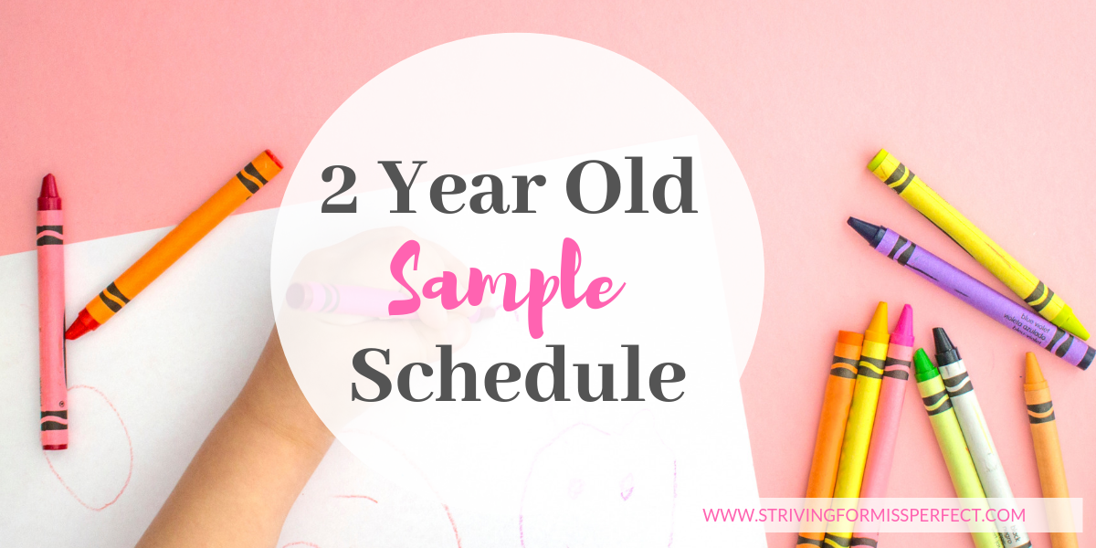 2 Year Old Sample Schedule