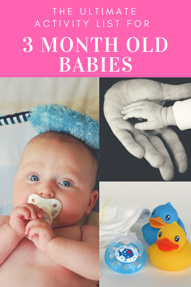 The Ultimate Activity List for 3 Month Old Babies #babyactivity #3monthsold